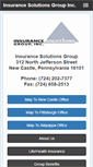 Mobile Screenshot of insurancesolutionsgroup.net